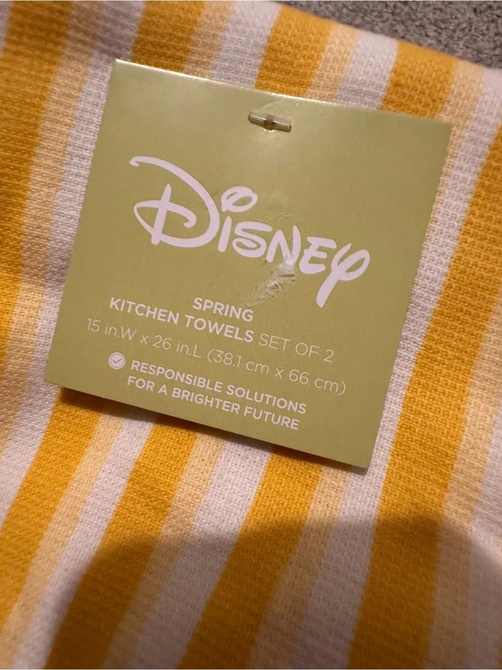 Disney Yellow & Multicolor Mickey Kitchen Towels